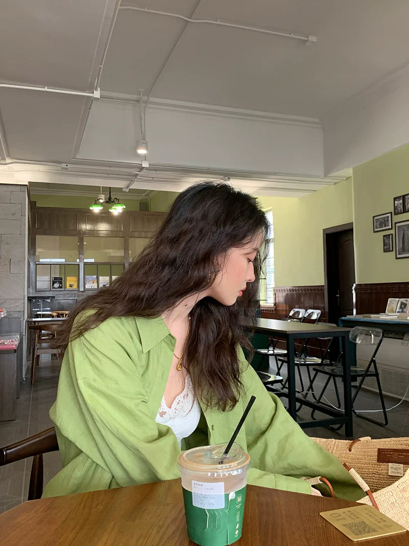Casual Oversized Shirt Layer