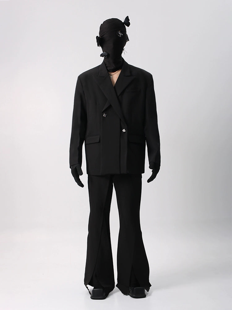 Oversized Double-Breasted Suit and Pants