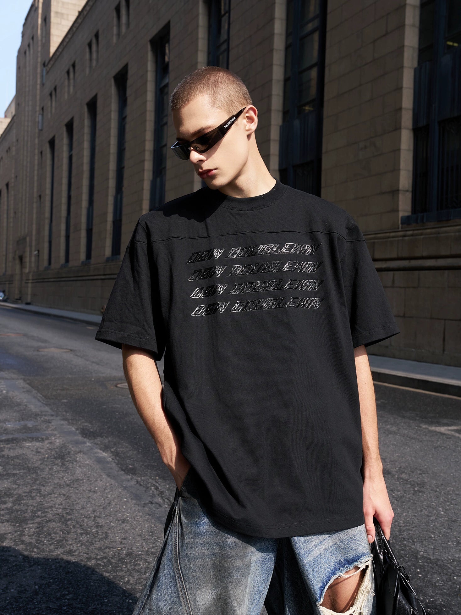 ShadowScript Embossed Street Tee