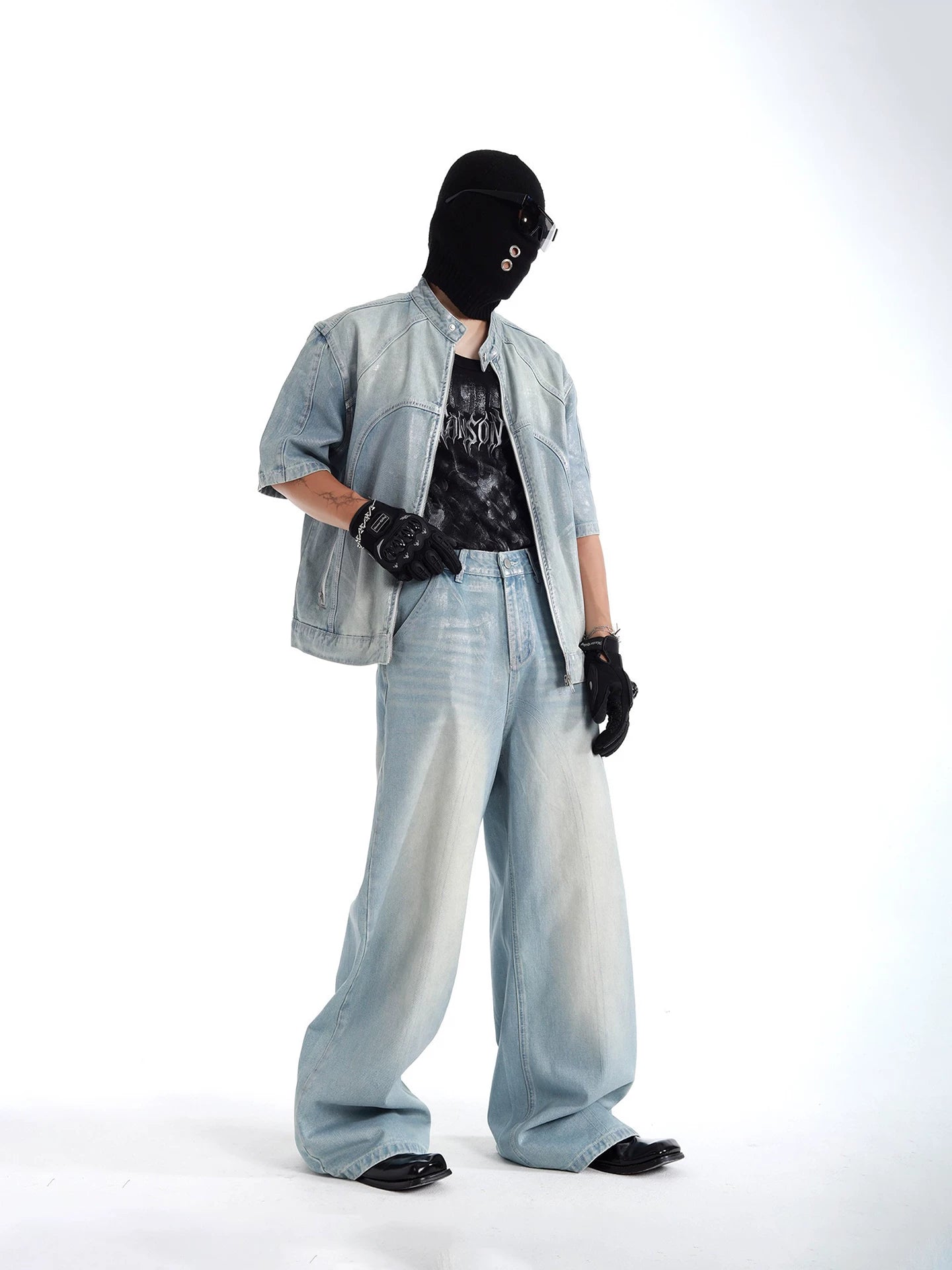 Glacier Moto Zip Denim Jacket