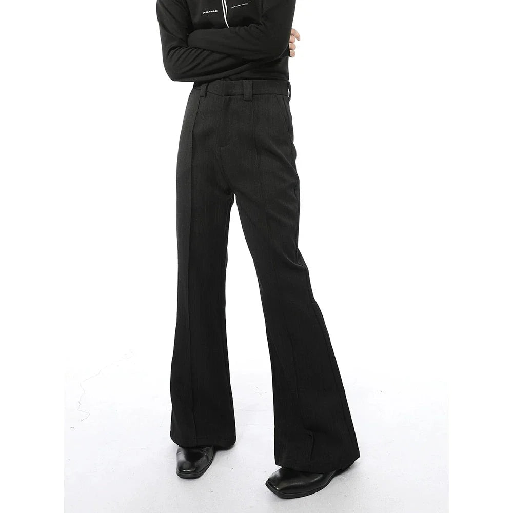 Noir Flare Tailored Trousers