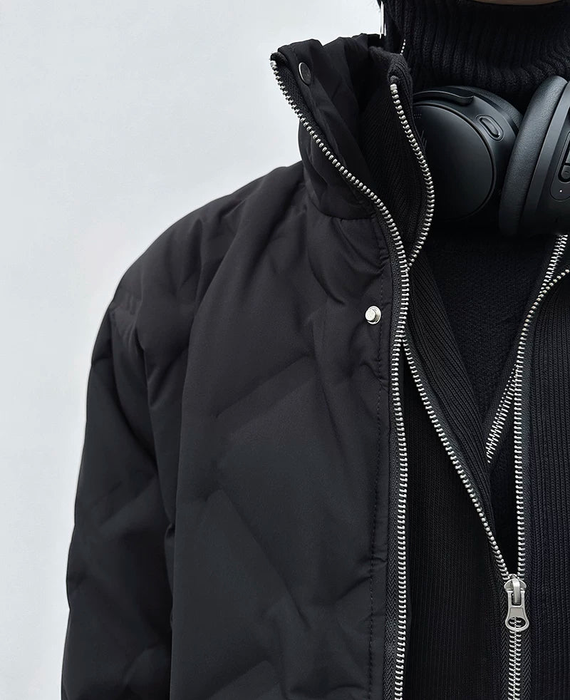 Arctic Prism Quilted Puffer Jacket
