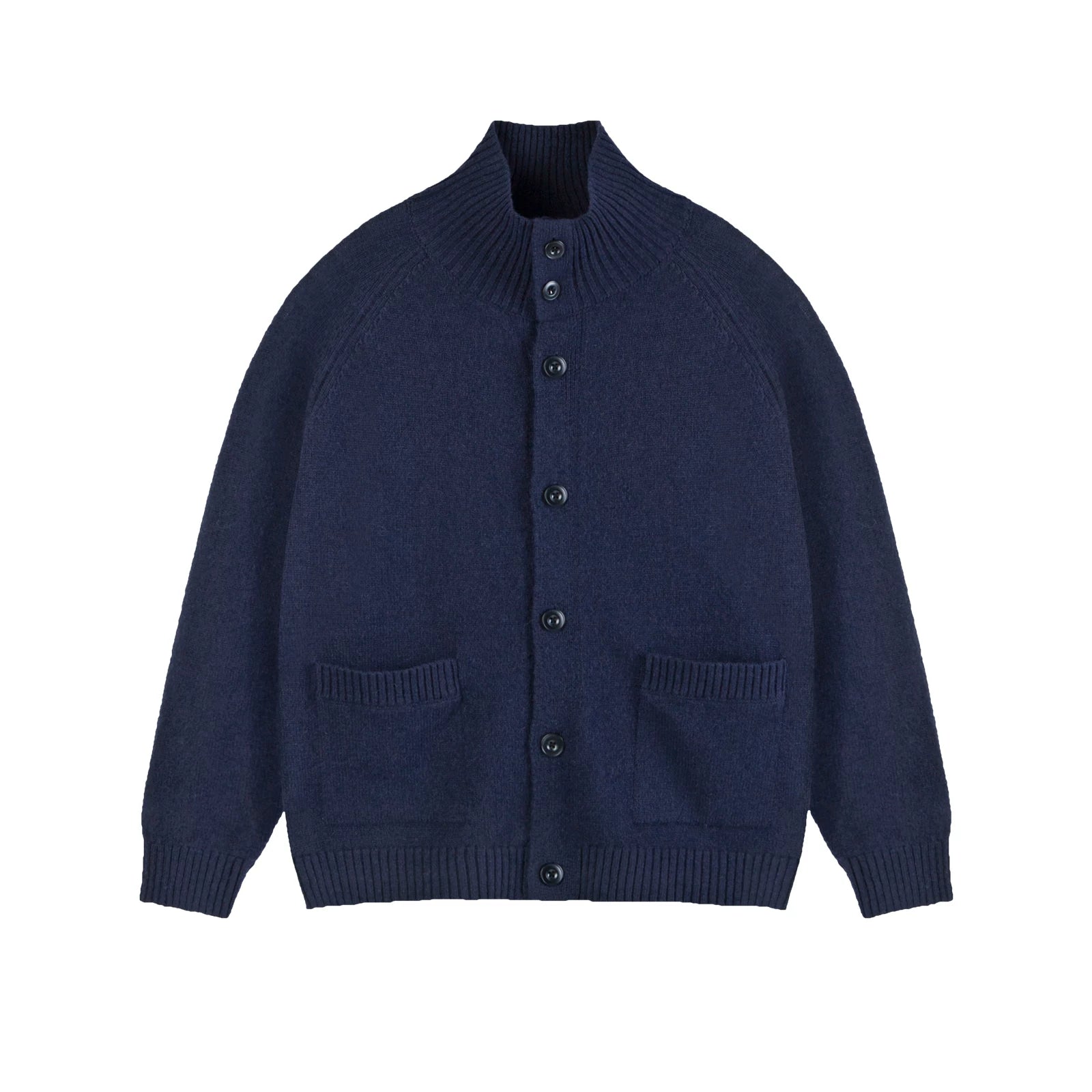 RWS Loft Stand-Collar Wool Cardigan