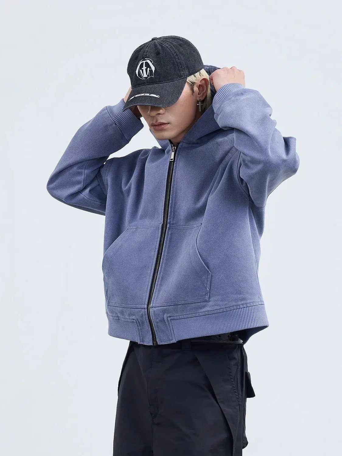 Hooded Versatile Denim Jacket - chiclara