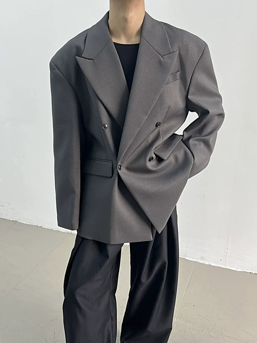 Midnight Frame Oversized Blazer