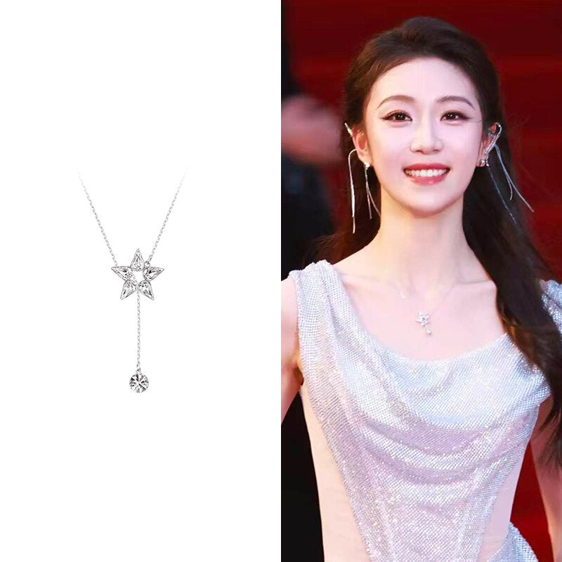 Falling Star Y-Drop Necklace - Standard