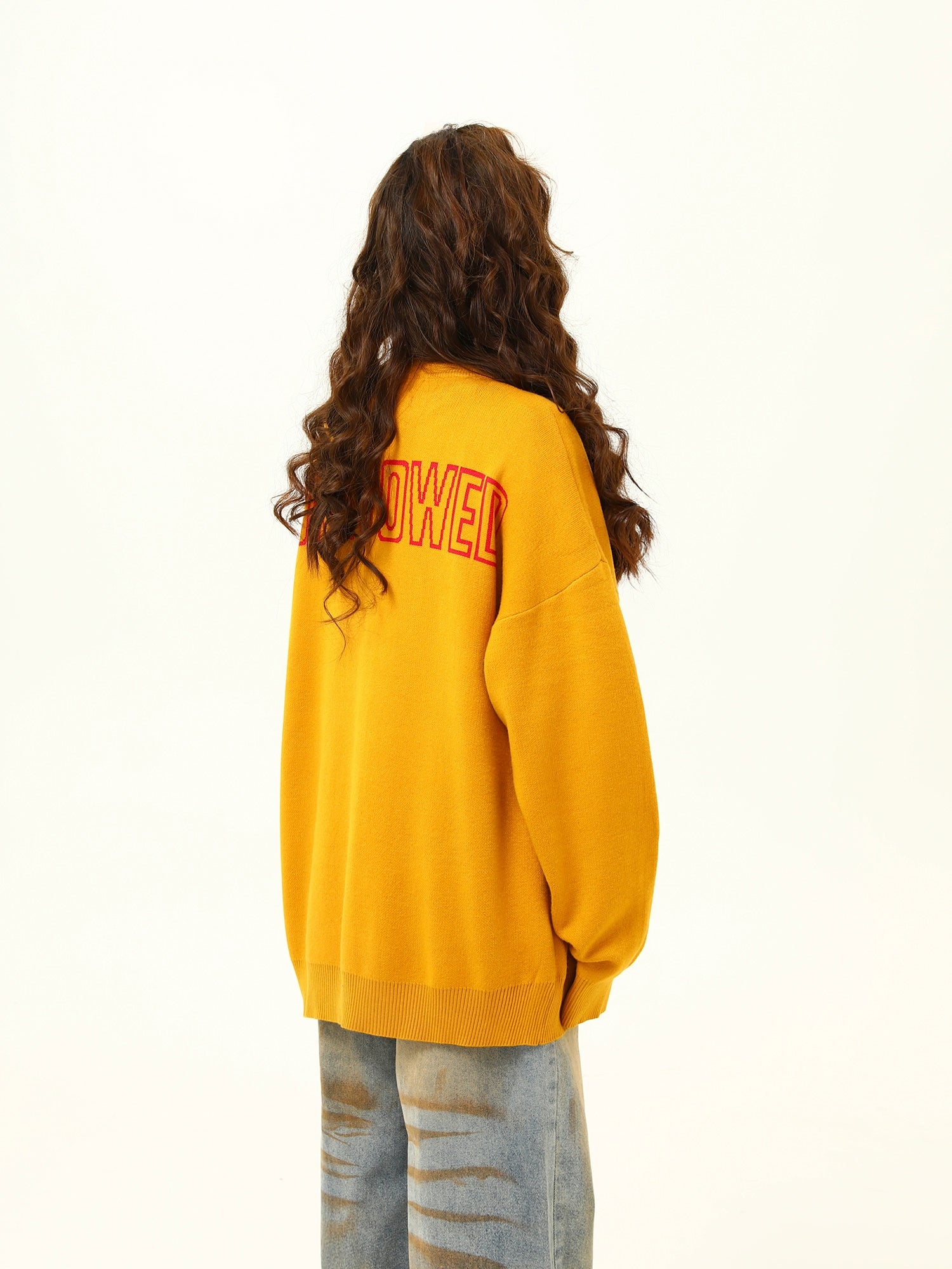 Playful Puppy Pattern Knit Cardigan