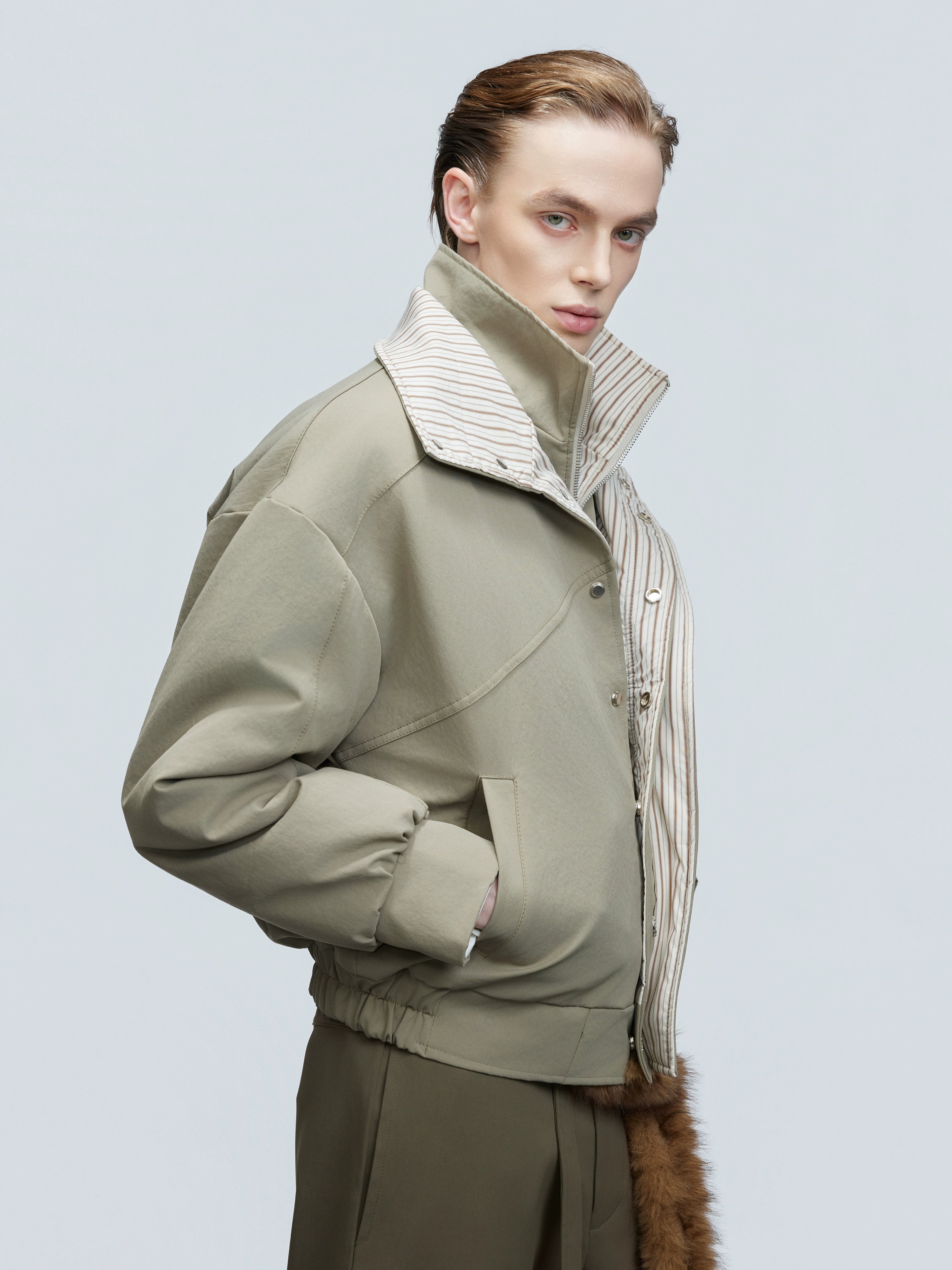 Shadowline Double Collar Bomber
