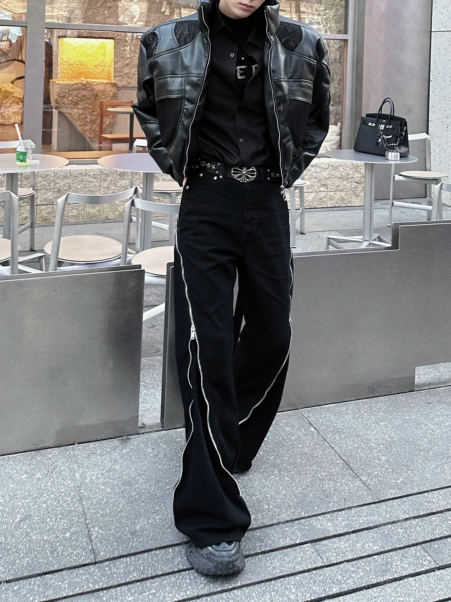 Vortex Rail Twin-Zip Flare Pants