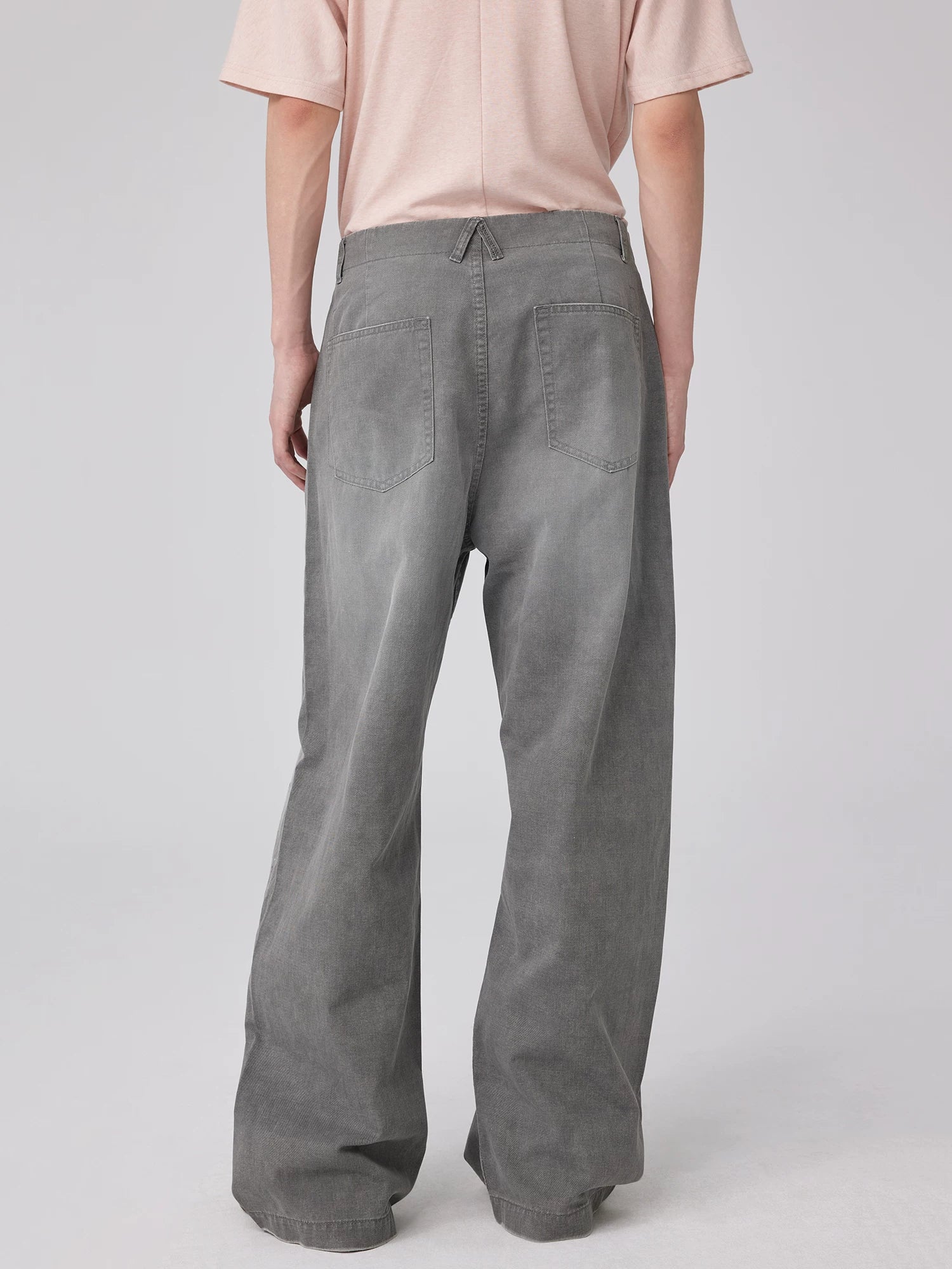 Straight-Leg Painted Pants