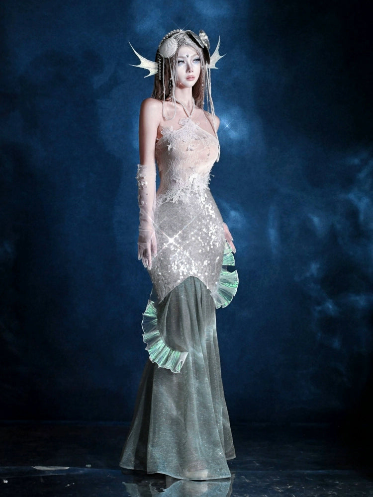 Polarized Gown Mermaid Dress