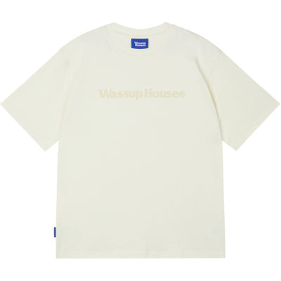 Classic Basic Large Logo Print Tee - chiclara