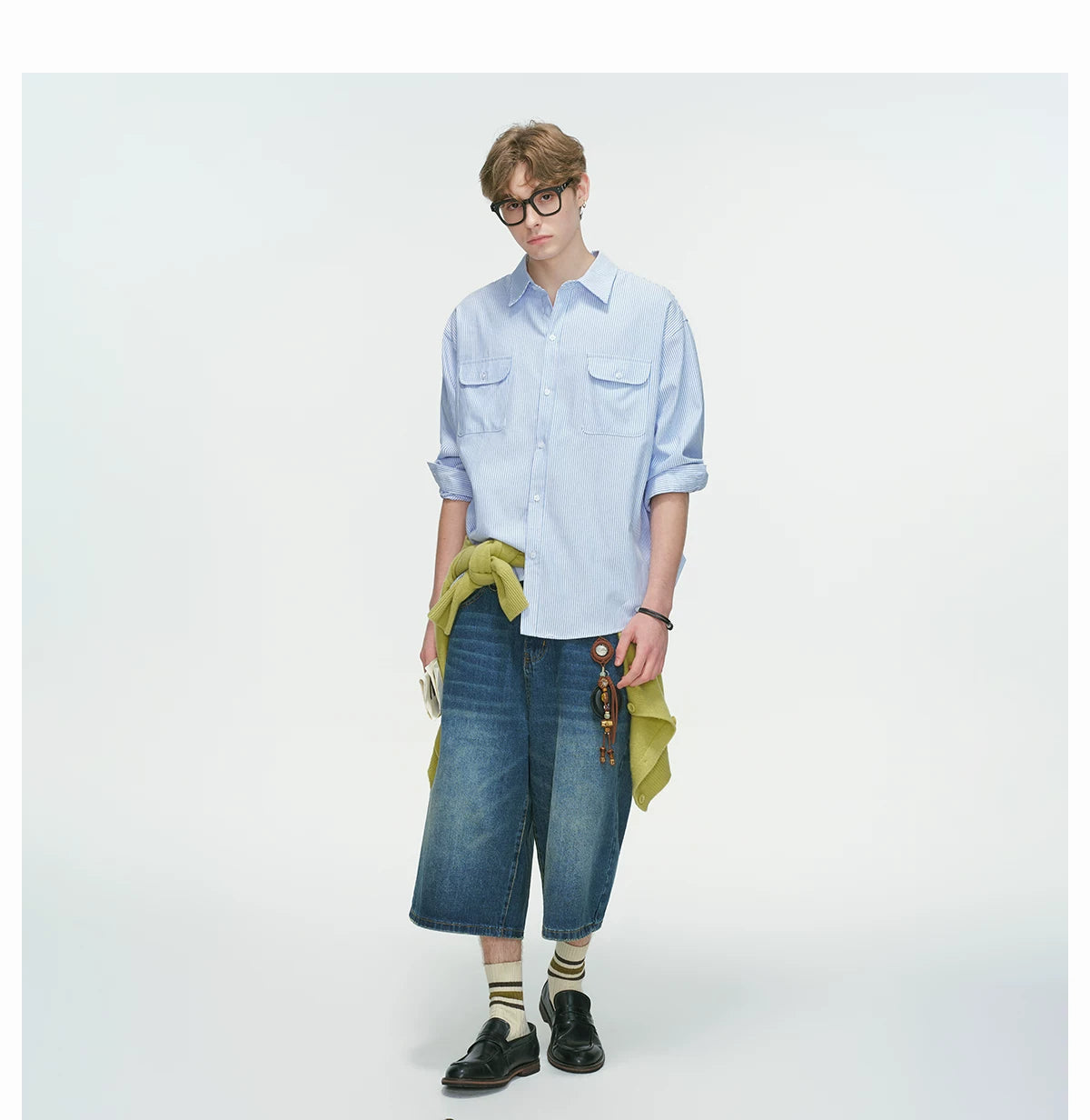 Skyline Pinstripe Utility Shirt