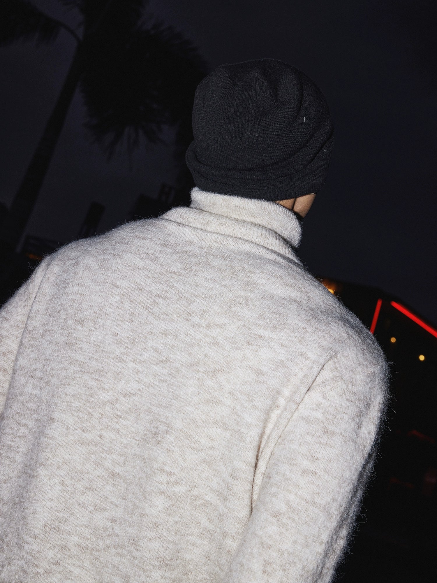 Cloud Colorblock Turtleneck Sweater