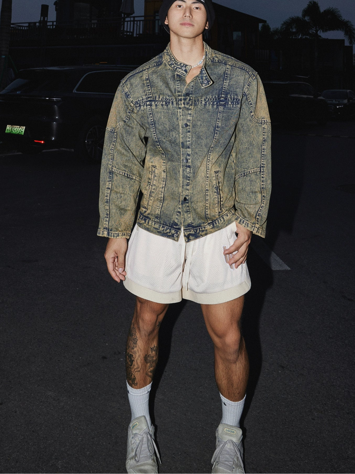 Stonewash Edge Snap Denim Jacket