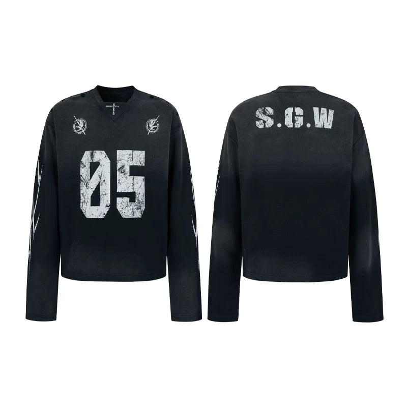Blackout 05 Distressed Long Sleeve Tee