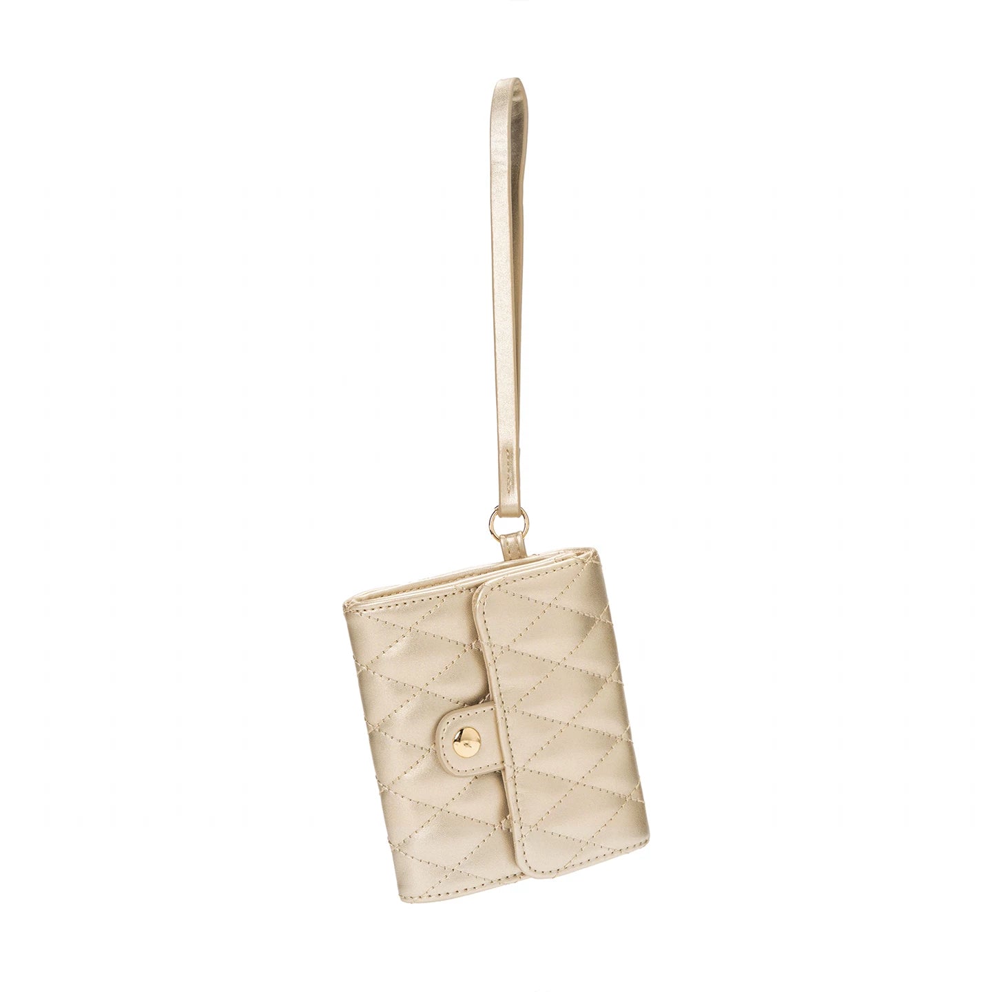 Golden Purr Luxe Faux‑Fur Charm Tote