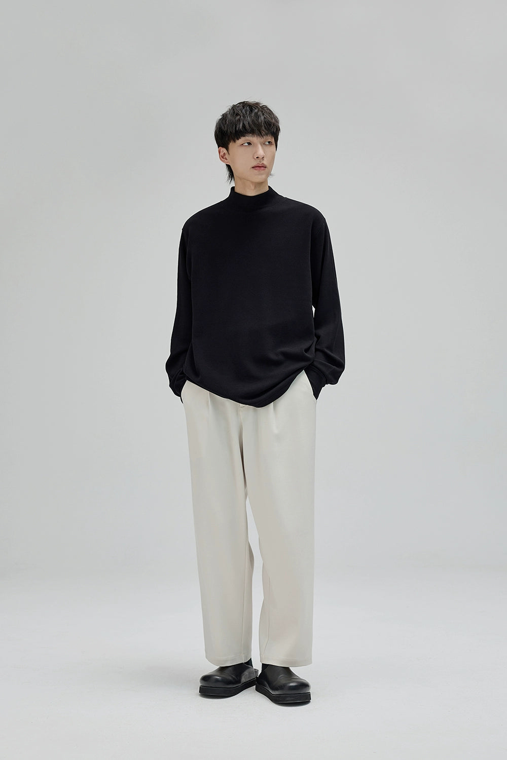 Warm Turtleneck Basic Layering Long Sleeve Top