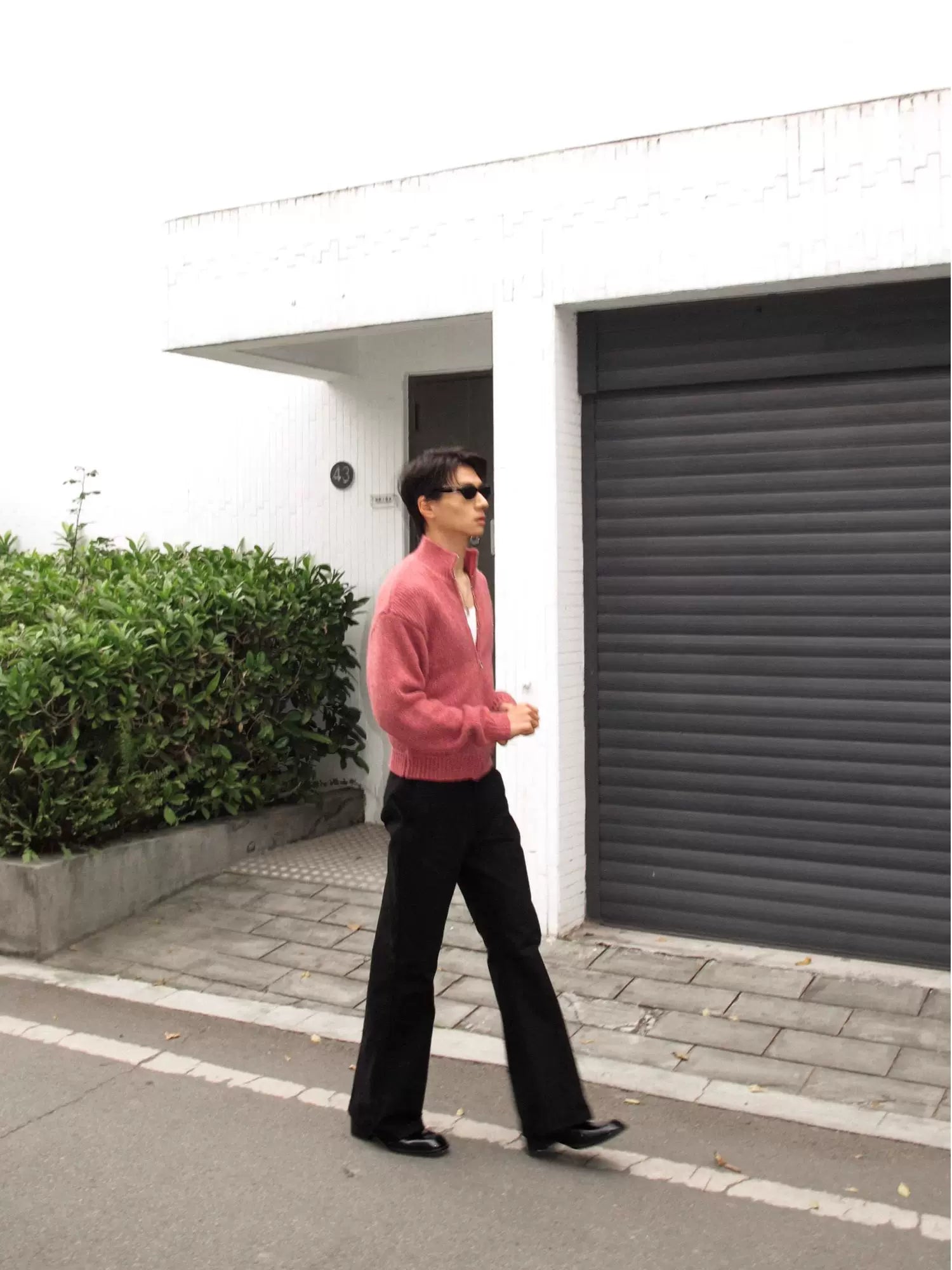 Rosewave Zip Mockneck Knit