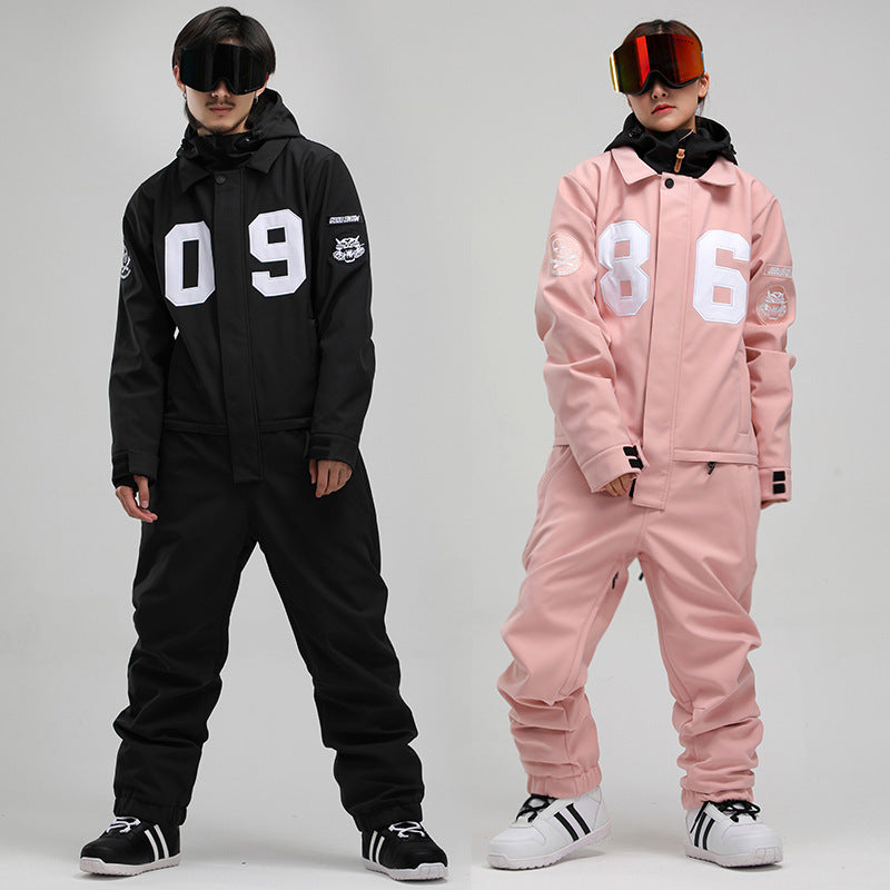 Monochrome Tactical Utility Snowboard Jumpsuit