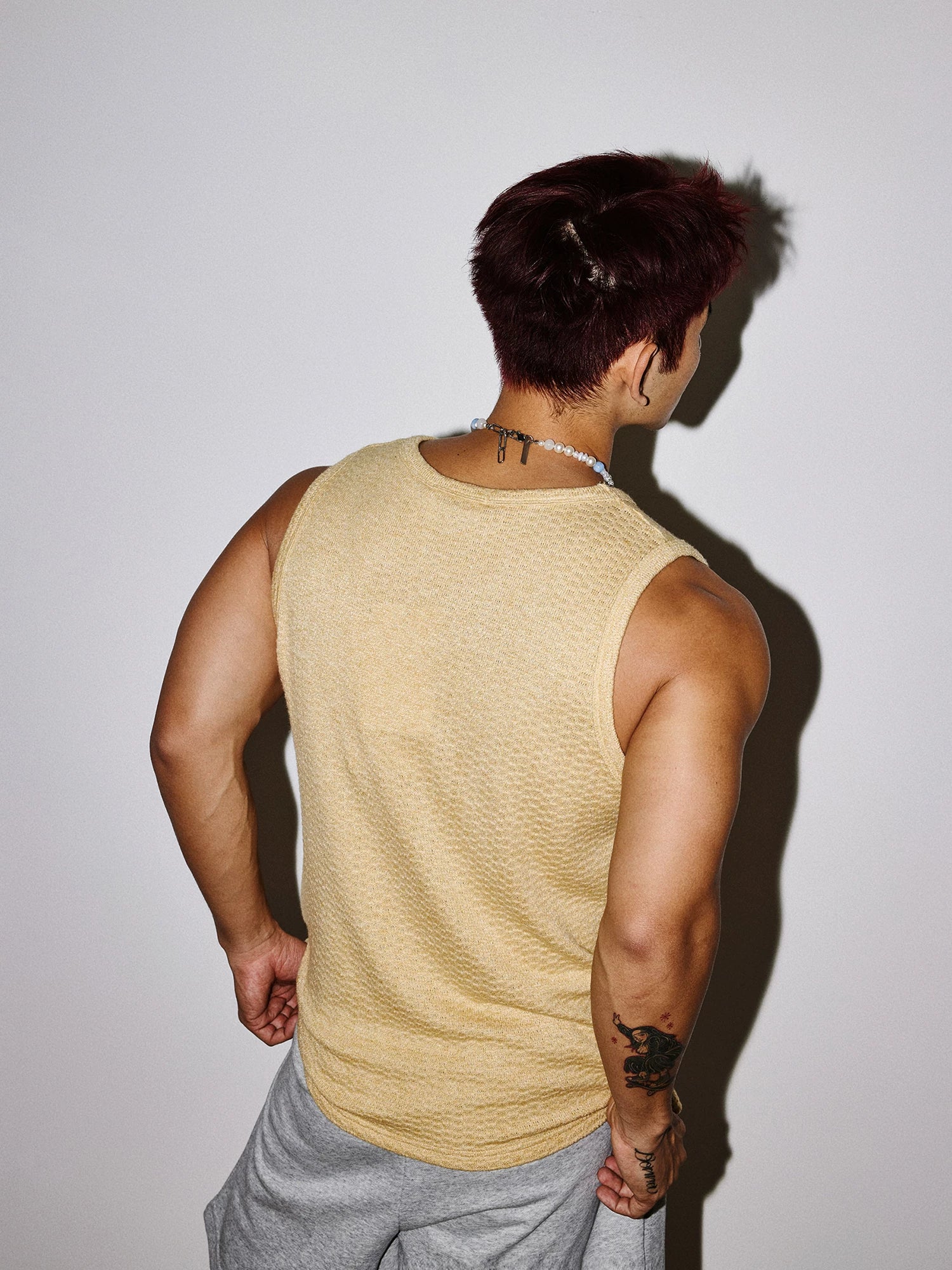 Golden Honey Knit Tank Top