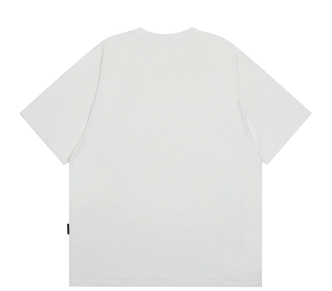 Fuzzy Script Vertical Tee