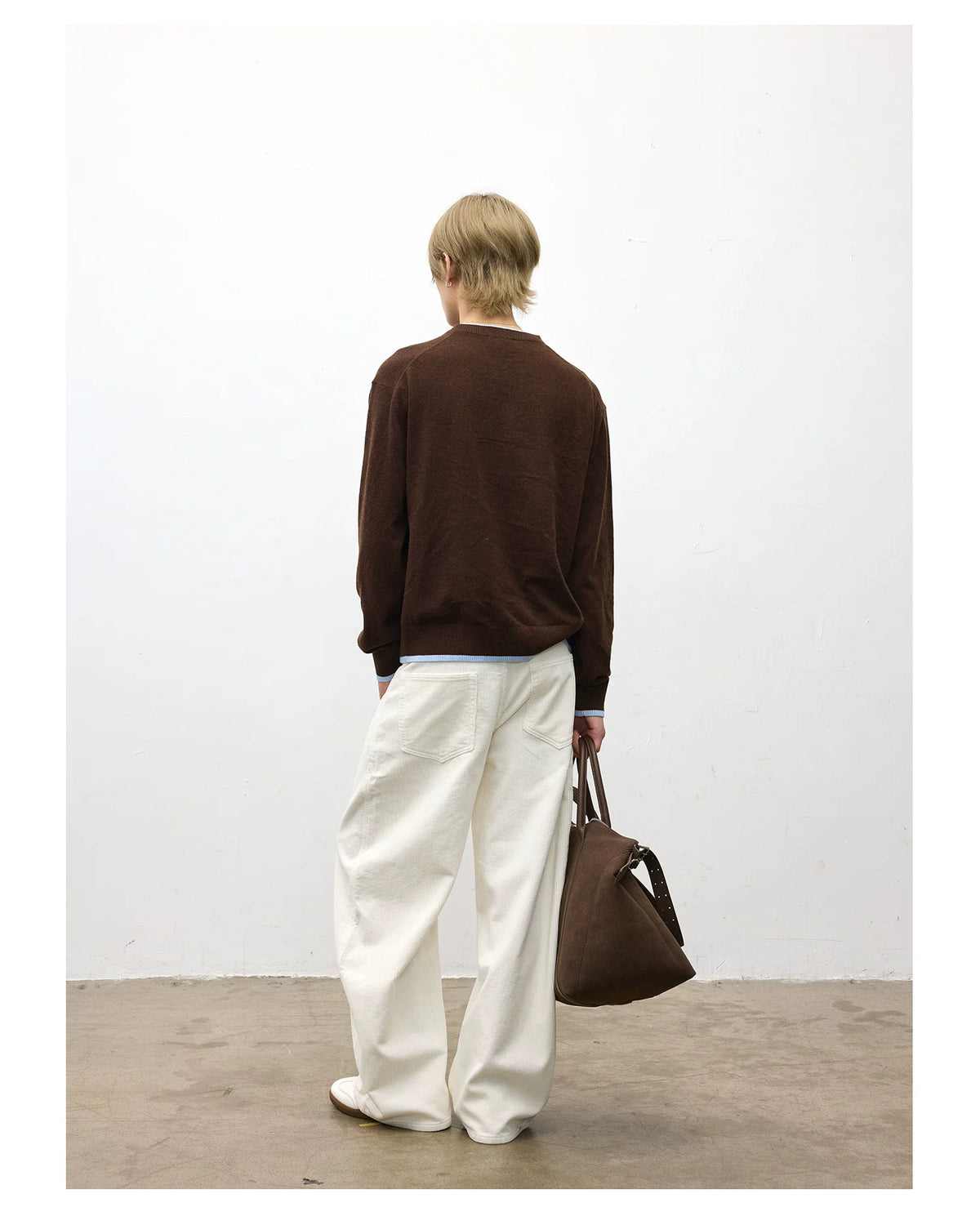 Rowan Henley Wool Knit Sweater