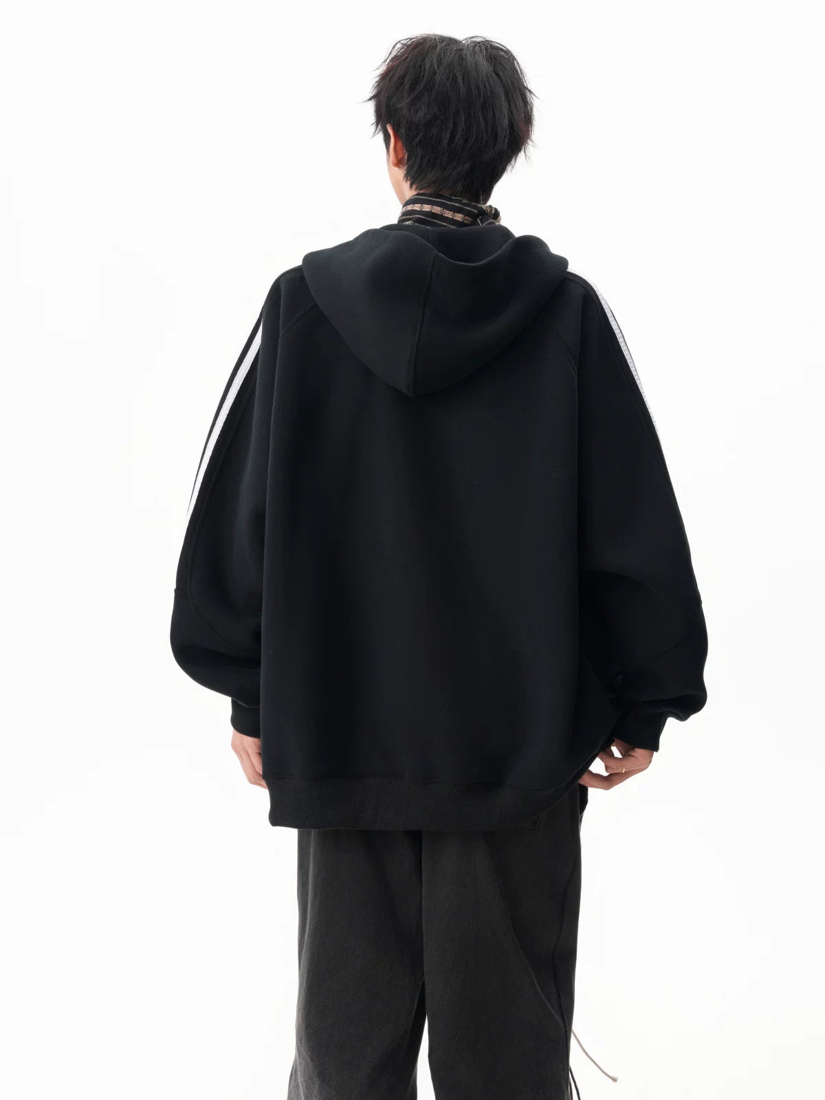 Triple Track Heather Zip Hoodie