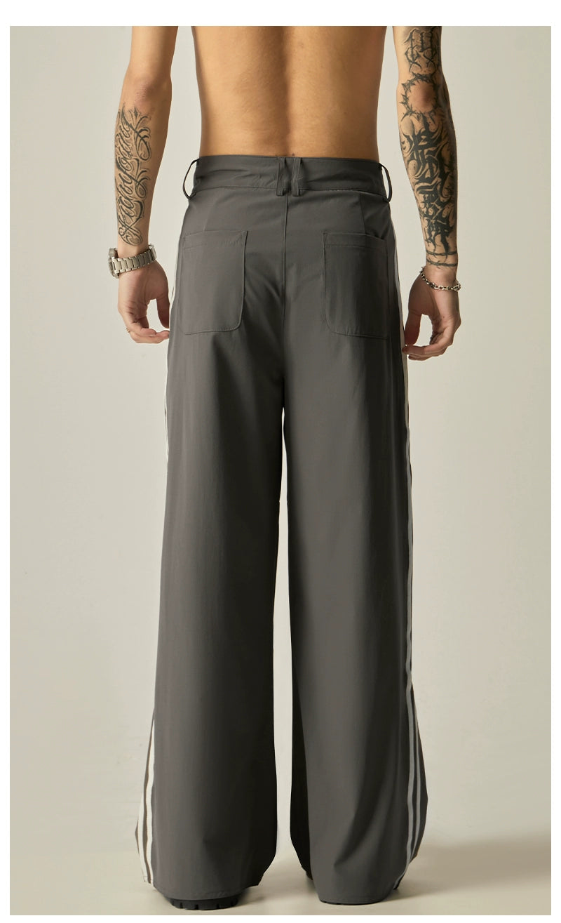 Midnight Stream Double-Stripe Track Pants