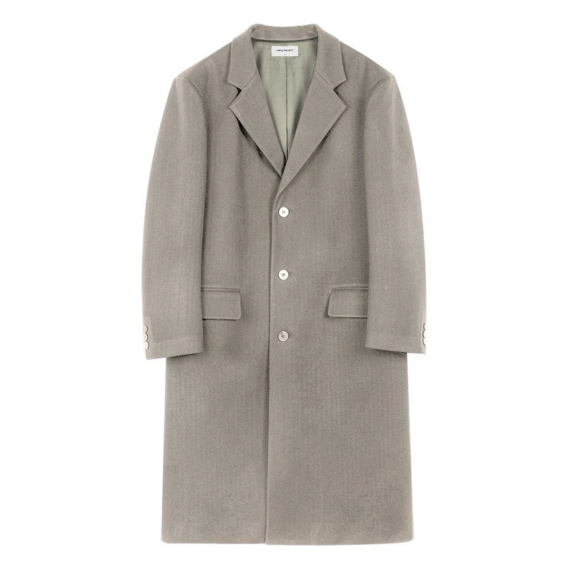 Oversized Wool Blend Overcoat