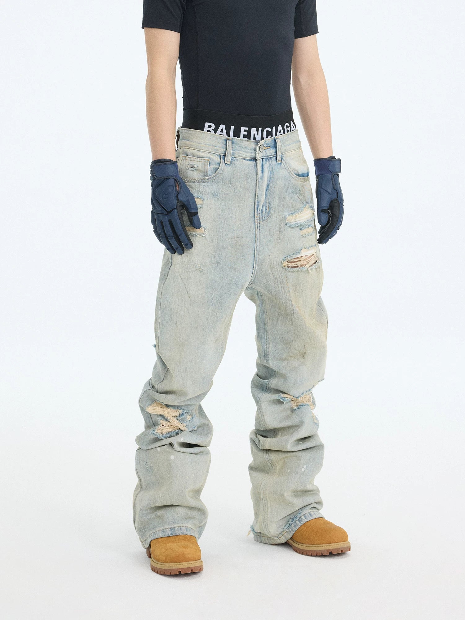 Quarry Fade Stacked Ruin Jeans