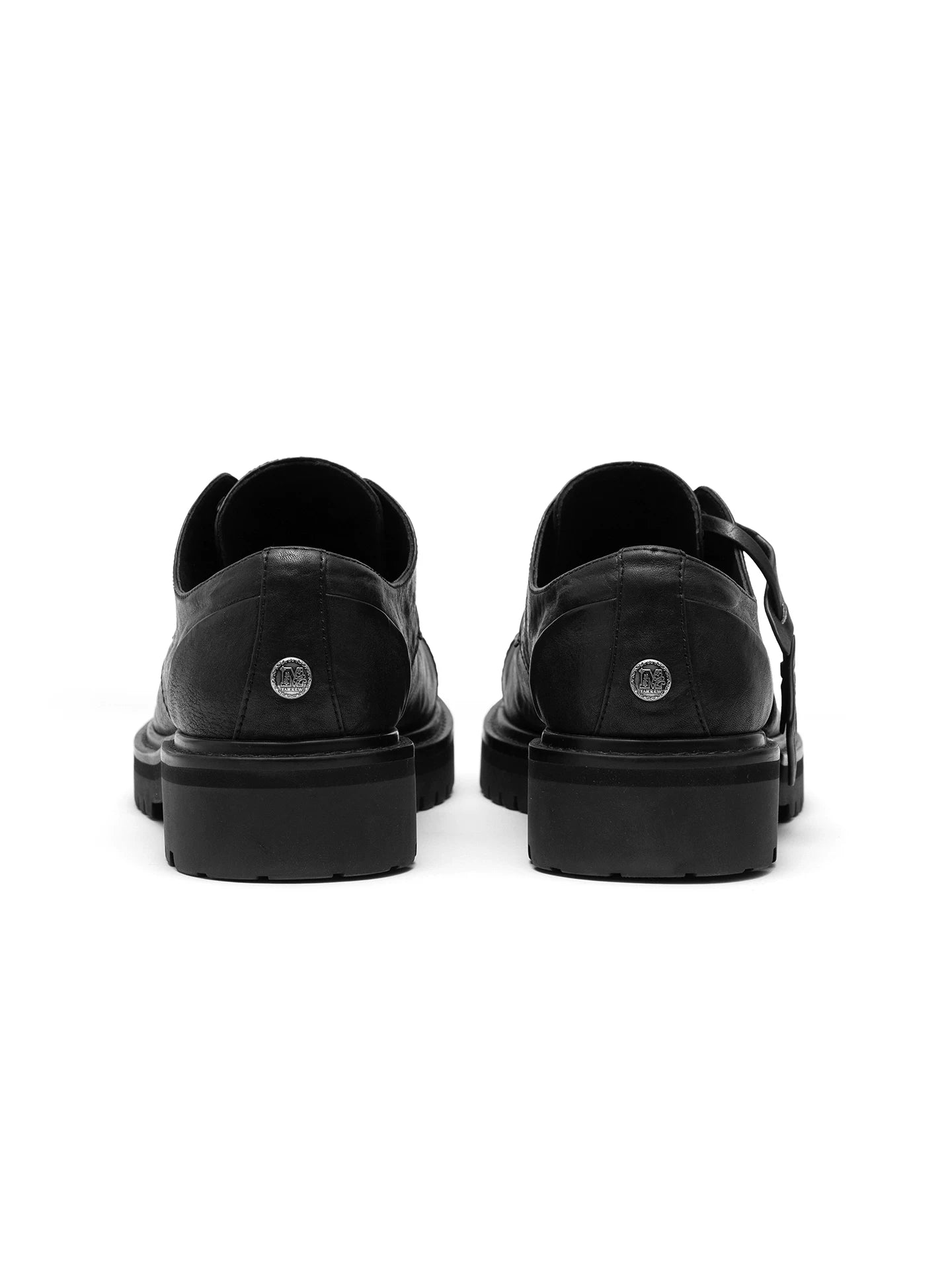 Strap Detail Chunky Sole Derby Shoes