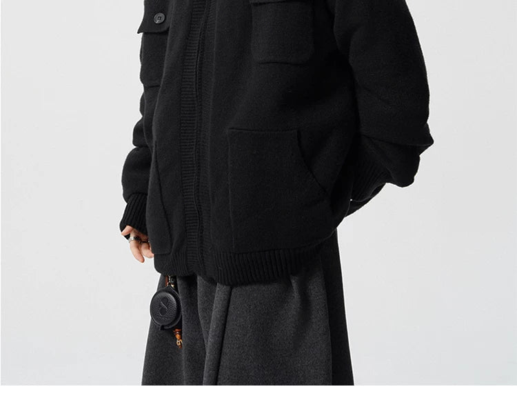 Frost-Core Knit Fur Jacket