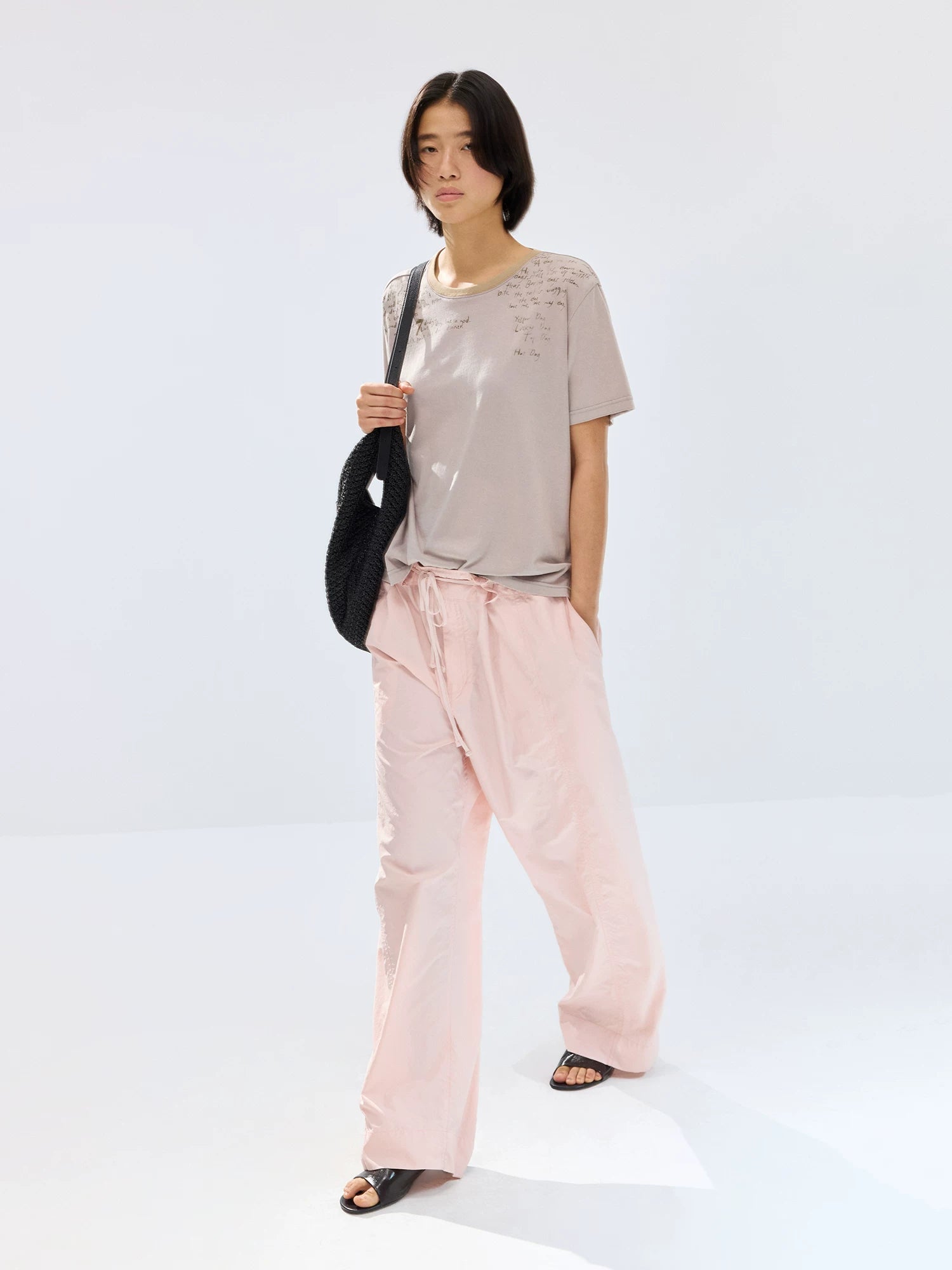 Paperbag Waist Drawstring Pants