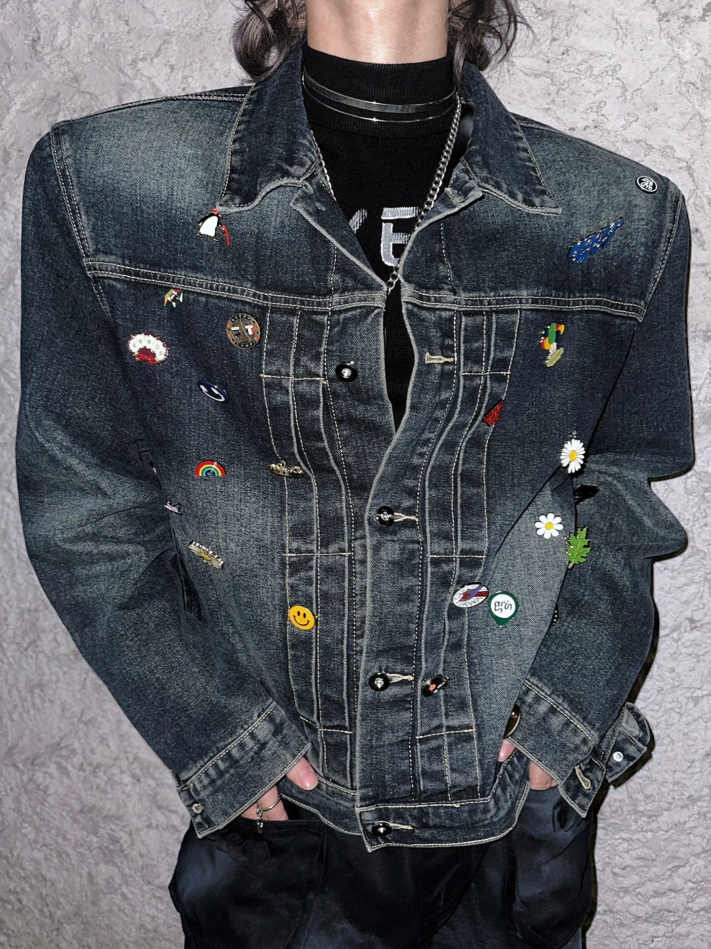 Charmstorm Pinned Relic Denim Jacket