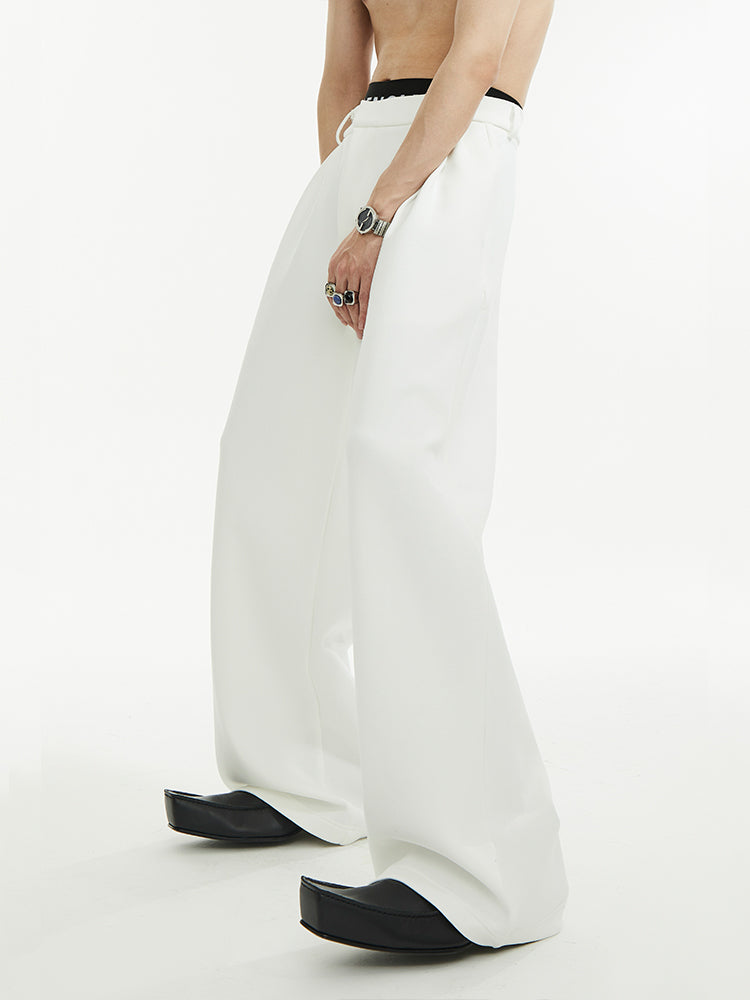 Glitter Wide-Leg Pants