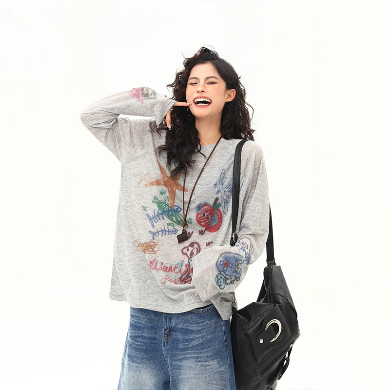 Brilliant Doodle Art Long Sleeve