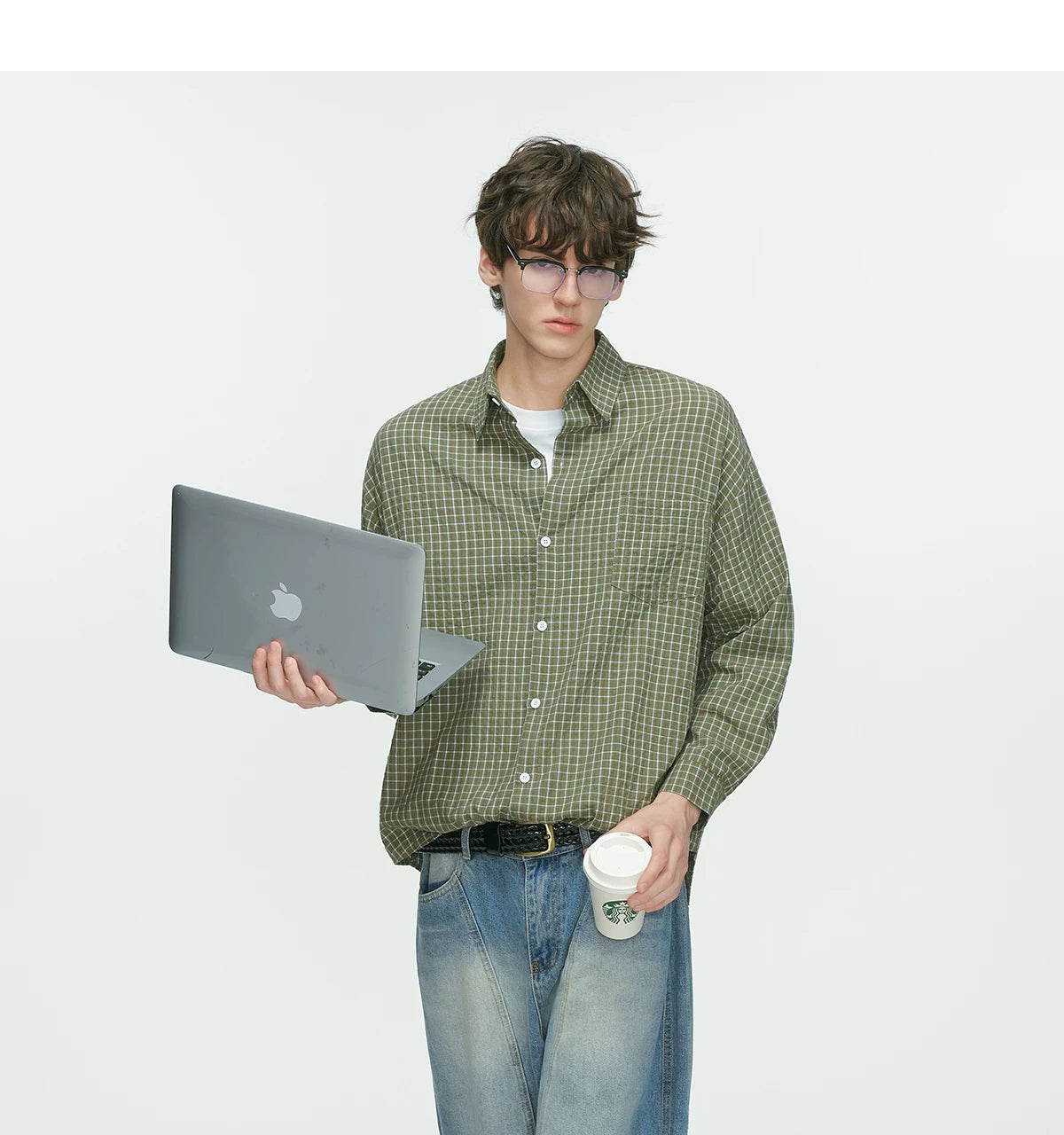 Metro Grid Relax Fit Shirt