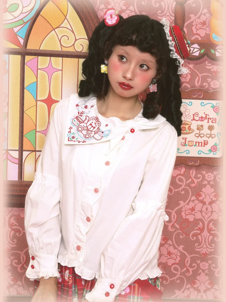 Tea Party Ribbon Lolita Shirt