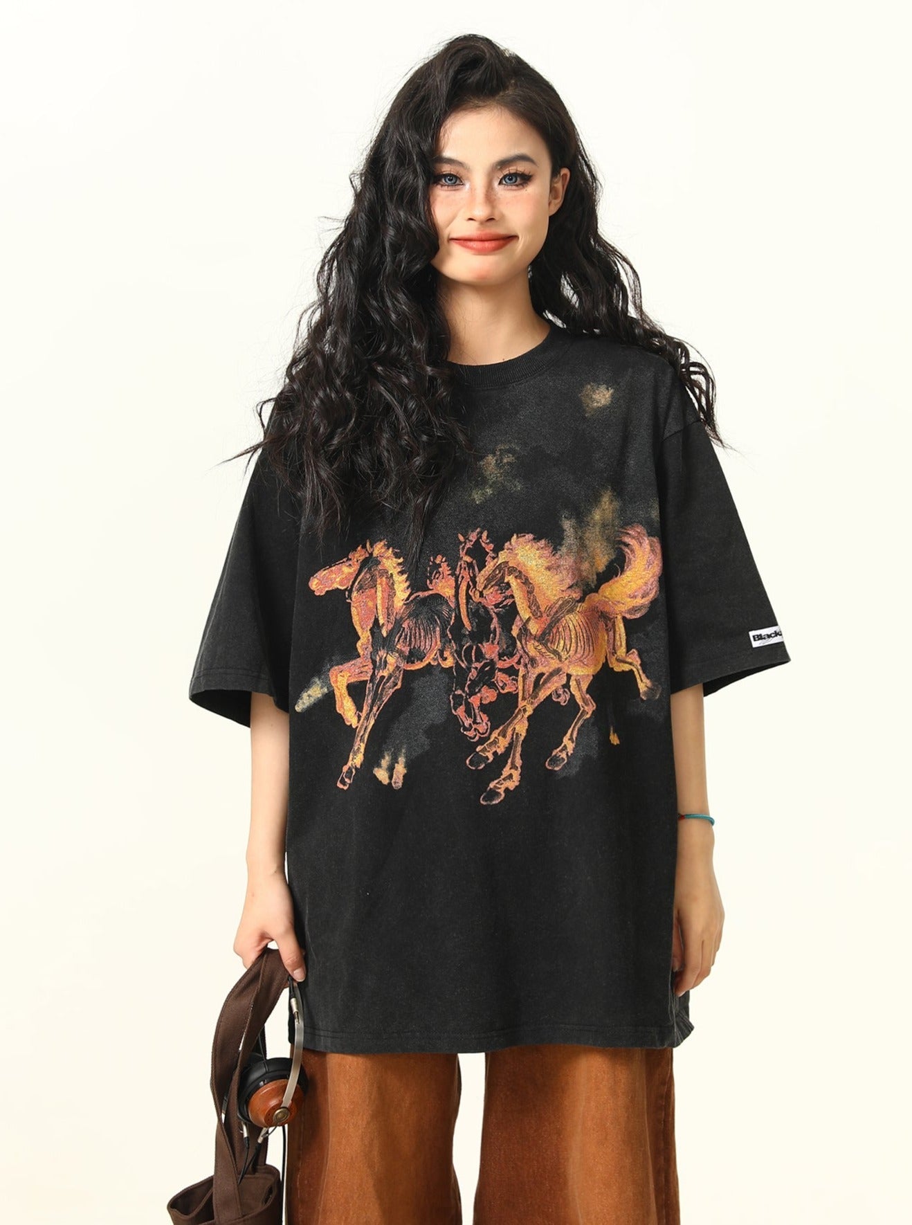 Fire Horse Print Tee