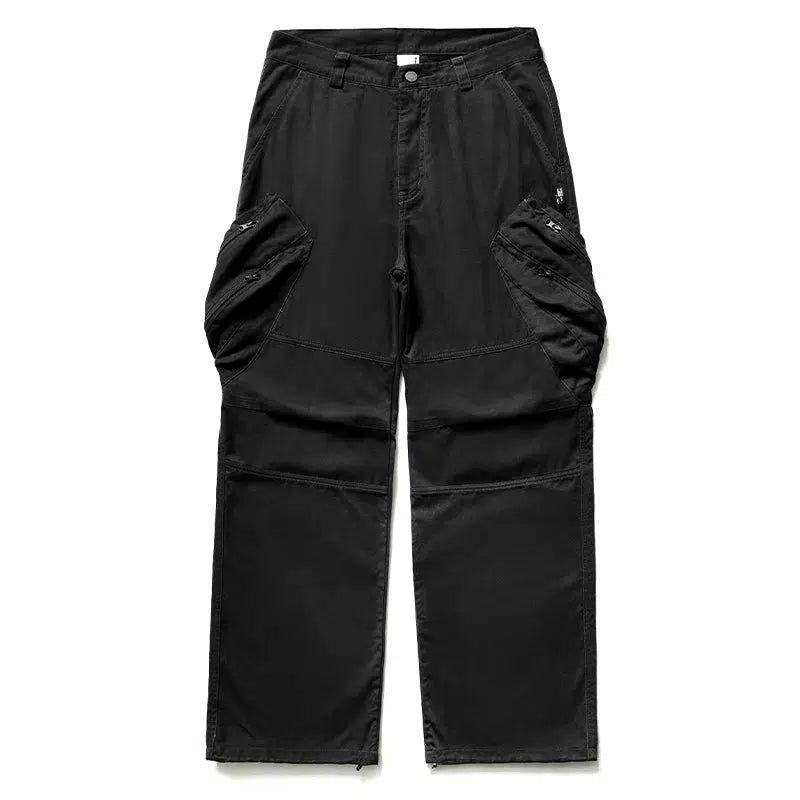 Casual Cargo Pants with Loose Pockets - chiclara