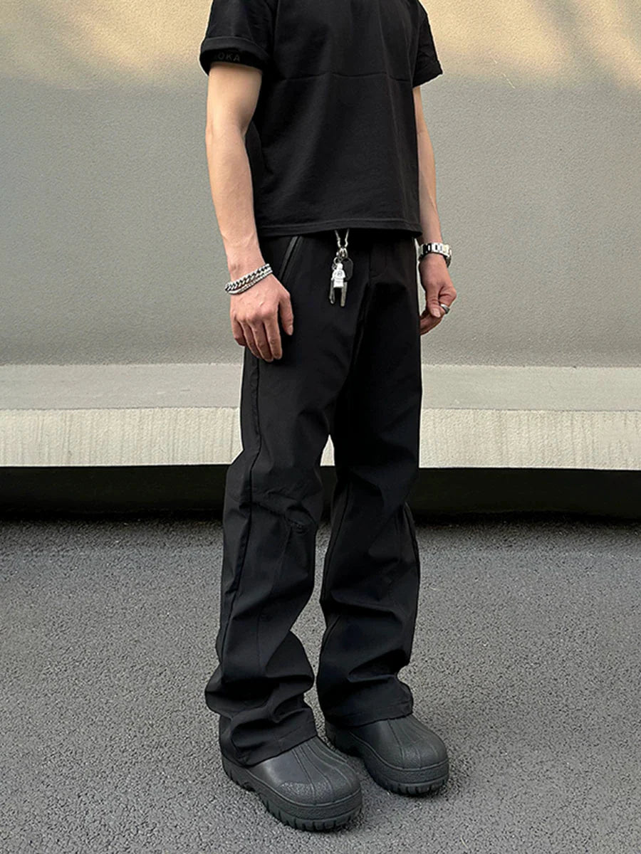 Cipher Jet Black Tech Pants