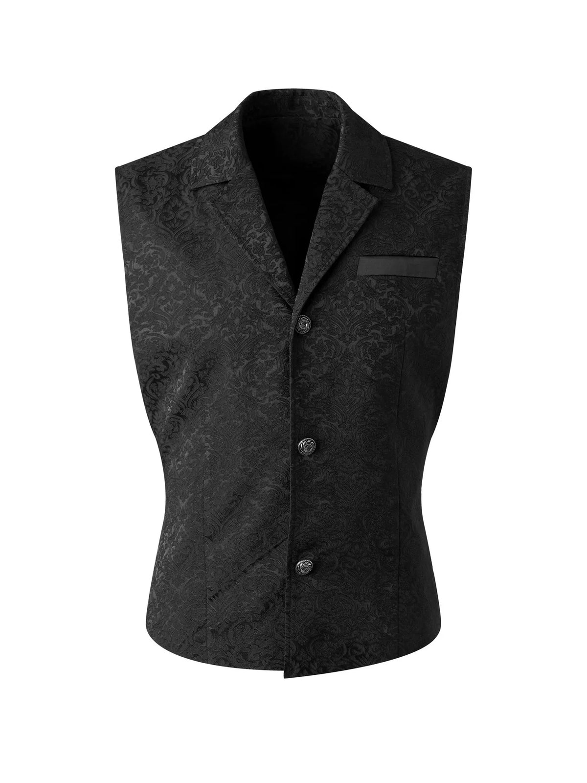 Baroque Jacquard Satin-Back Vest