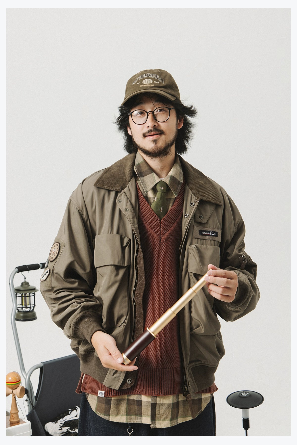 Utility Pocket Bomber Jacket