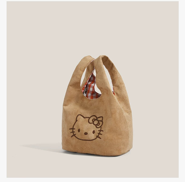 Gingerbread Kitty Pocket Tote