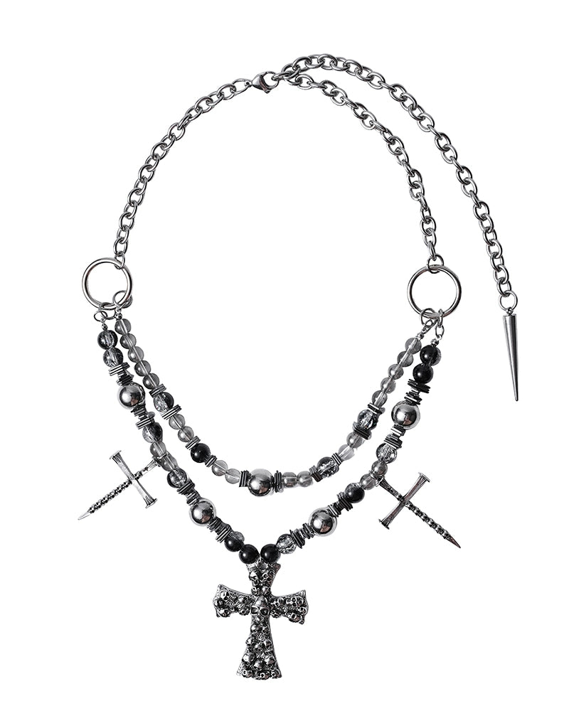 Collier de chaîne transversale gothique