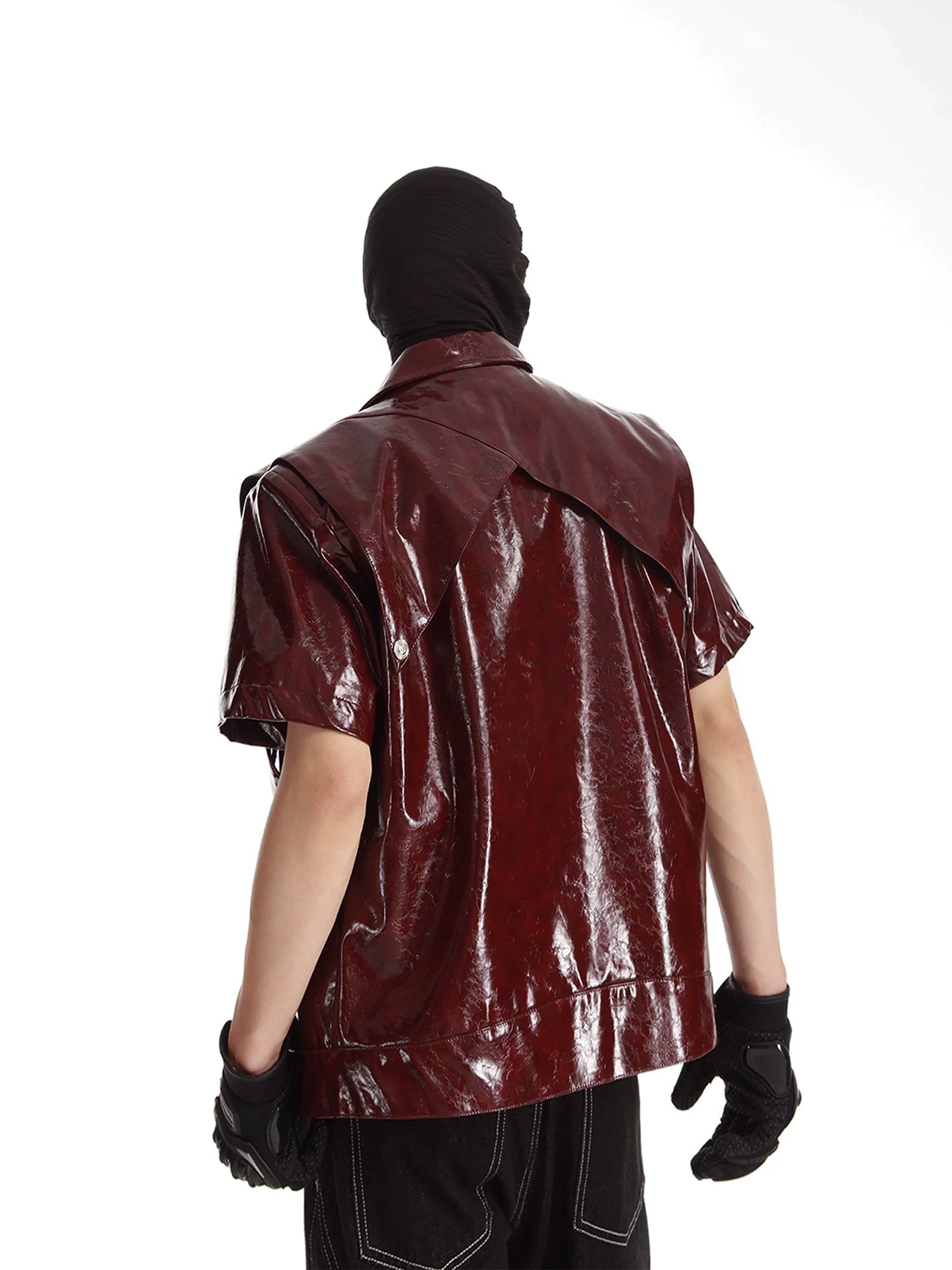 Phantom Patent PU Leather Jacket