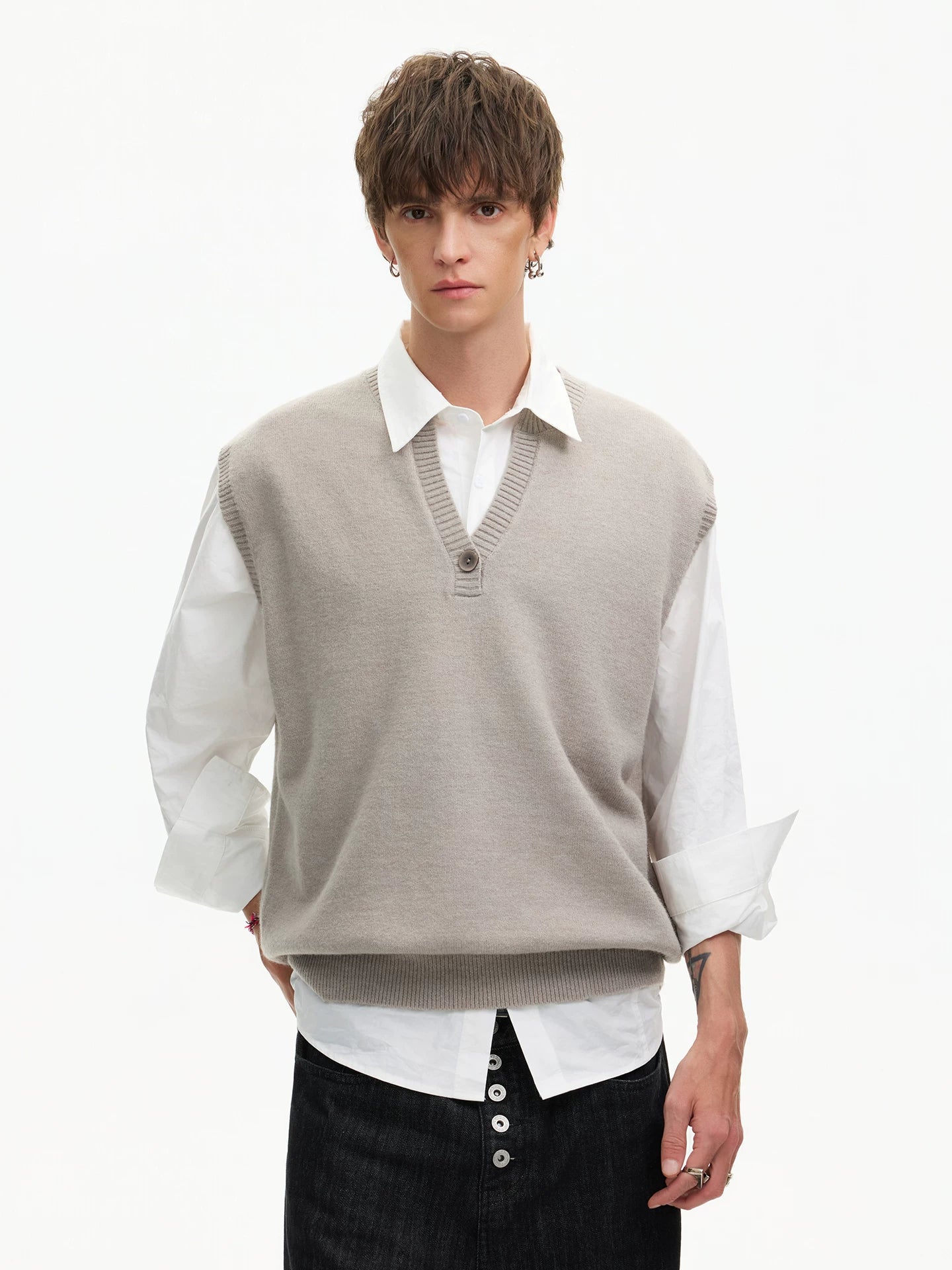 Stone Harbor Henley Knit Vest