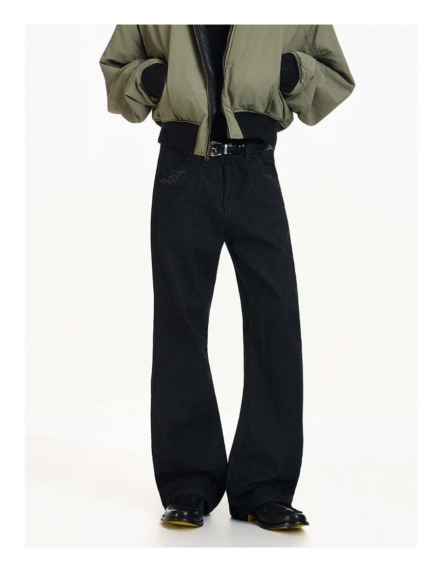 Midnight Aegis Wide Jeans