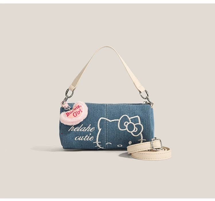 Denim Barbie Kitty Baguette